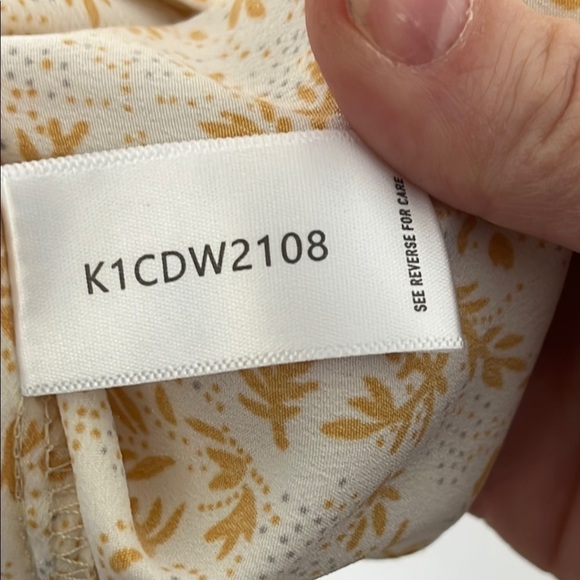 Smocked Mini Dress Women Small Dizty Flower Print Bishop & Young Girly Coquette - Picture 9 of 16